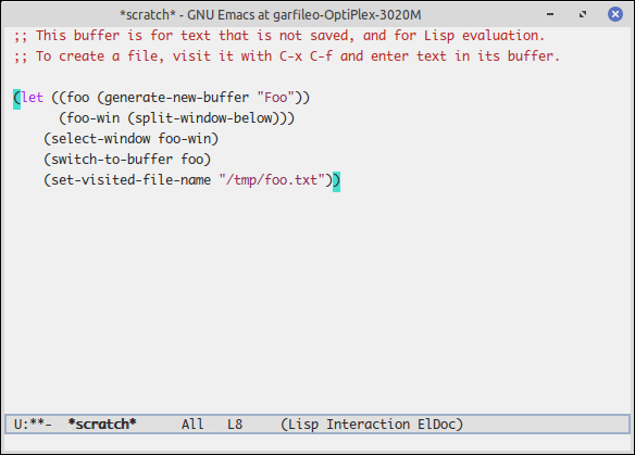缓冲区赋以窗口